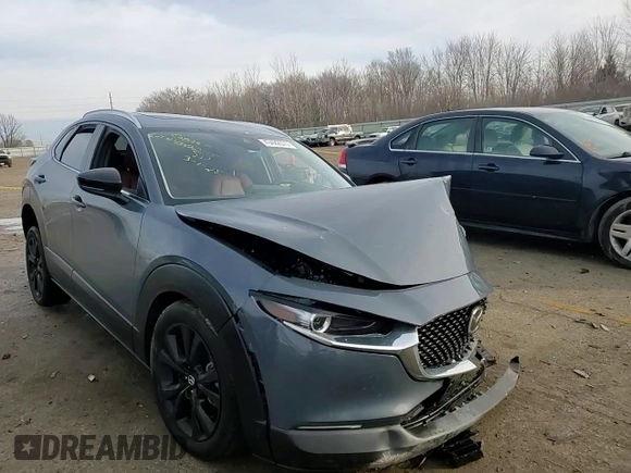 2023 Mazda CX-30 S Carbon Edition with VIN 3MVDMBCM8PM530335, listed as a Copart auction lot 43422075 with Not Provided miles and Salvage Title. Bid and sale history available at DreamBid. Image 11.
