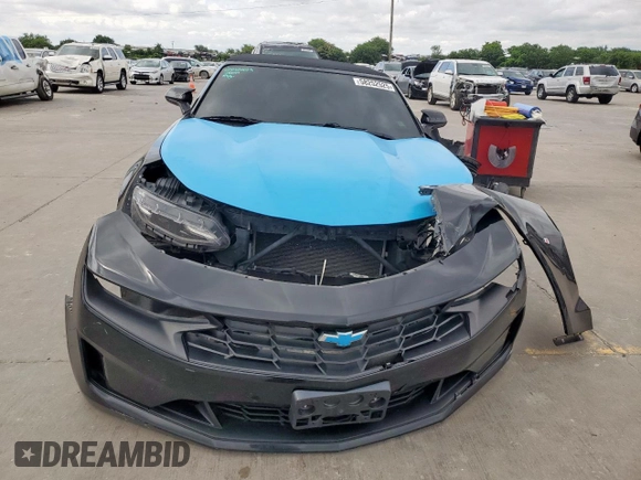 2019 Chevrolet Camaro 1LT with VIN 1G1FB3DS3K0132005, listed as a Copart auction lot 58252525 with 96,201 mi miles and Salvage title. Bid and sale history available at DreamBid. Image 5.