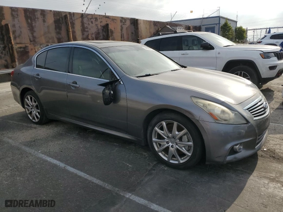 2012 Infiniti G37 Sedan Journey with VIN JN1CV6AP7CM622916, listed as a Copart auction lot 54095185 with 214,155 mi miles and Clean Title. Bid and sale history available at carsss.com. Image 4.