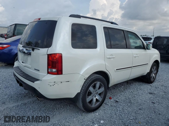 2013 Honda Pilot Touring z VIN 5FNYF3H9XDB044620, wystawiony jako Copart lot #58038505 z przebiegiem 172 096 mil mil oraz Szkoda całkowita • Salvage title. Historia ofert i sprzedaży dostępna na DreamBid. Obrazek 3.