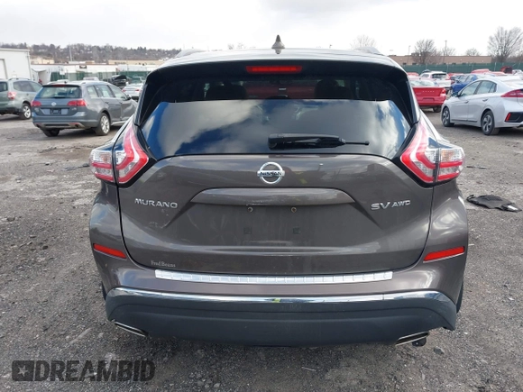 2017 Nissan Murano Platinum z VIN 5N1AZ2MH1HN183747, wystawiony jako IAAI lot #41595423 z przebiegiem 84 812 mil mil oraz . Historia ofert i sprzedaży dostępna na DreamBid. Obrazek 15.