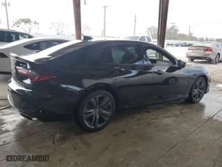 2022 Acura TLX w/A-Spec Package with VIN 19UUB5F5XNA002062, listed as a Copart auction lot 48930945 with 13,471 mi miles and Salvage Title. Bid and sale history available at carsss.com. Image 3.