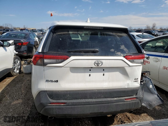 2024 Toyota RAV4 LE with VIN 2T3G1RFV9RW454307, listed as a Copart auction lot 50361085 with 30,700 mi miles and Clean Title. Bid and sale history available at carsss.com. Image 6.