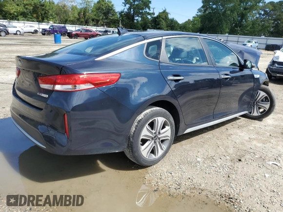 2017 Kia Optima Hybrid EX with VIN KNAGU4LE8H5010014, listed as a Copart auction lot 70926724 with 49,745 mi miles and Salvage Title. Bid and sale history available at carsss.com. Image 3.