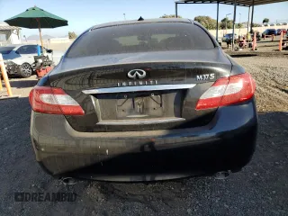 2011 Infiniti M37 with VIN JN1BY1AP7BM323494, listed as a Copart auction lot 77250874 with 136,351 mi miles and Salvage Title. Bid and sale history available at carsss.com. Image 6.
