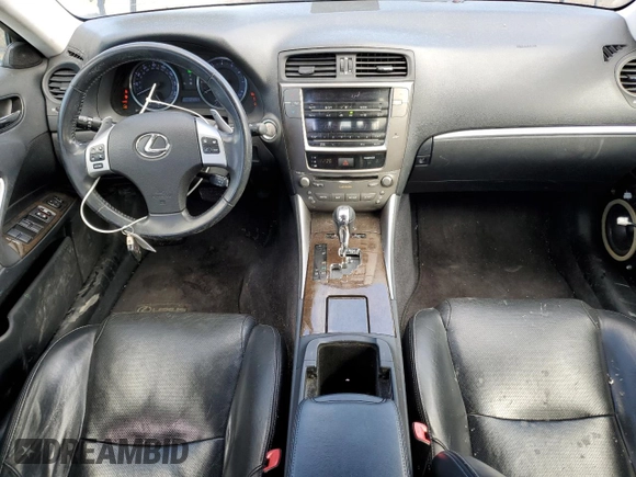 2013 Lexus IS 250 with VIN JTHCF5C23D5062845, listed as a Copart auction lot 48813515 with 124,064 mi miles and Salvage Title. Bid and sale history available at DreamBid. Image 8.