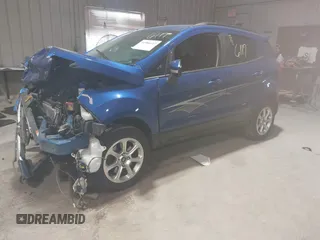 2018 Ford EcoSport SE with VIN MAJ6P1UL9JC224471, listed as a IAAI auction lot 41986117 with 55,914 mi miles. Bid and sale history available at carsss.com. Image 2.