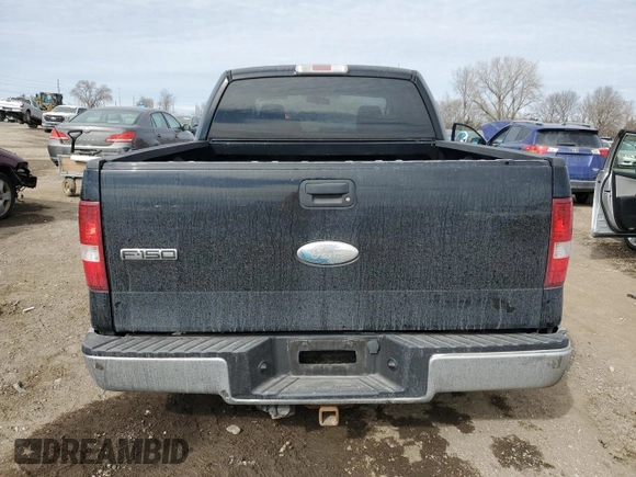 2007 Ford F-150 XLT with VIN 1FTRW12WX7FA85403, listed as a Copart auction lot 46166425 with 246,568 mi miles and Salvage Title. Bid and sale history available at carsss.com. Image 6.