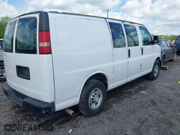2011 Chevrolet Express Cargo with VIN 1GCWGFBA3B1107667, listed as a IAAI auction lot 42066960 with 300,390 mi miles. Bid and sale history available at carsss.com. Image 4.