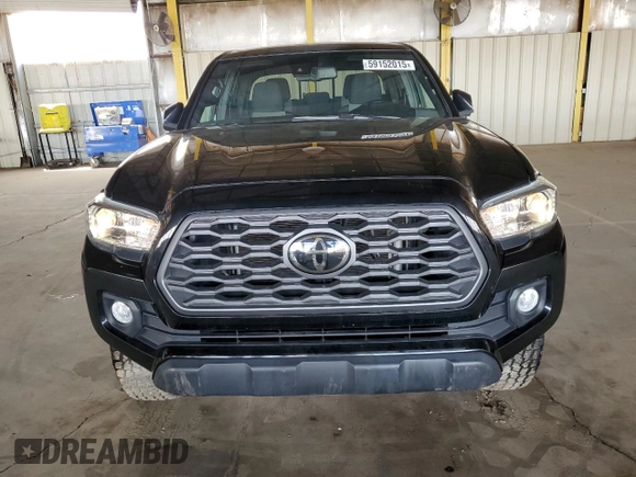 2022 Toyota Tacoma SR with VIN 3TMCZ5AN0NM475548, listed as a Copart auction lot 59152015 with 56,020 mi miles and Salvage title. Bid and sale history available at DreamBid. Image 5.