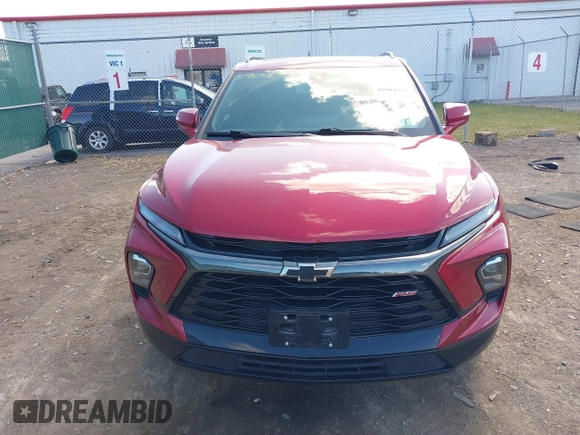 2023 Chevrolet Blazer RS with VIN 3GNKBKRS9PS168281, listed as a IAAI auction lot 41904523 with 28,588 mi miles and . Bid and sale history available at DreamBid. Image 12.