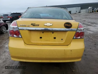 2009 Chevrolet Aveo 2LT with VIN KL1TG56E09B381995, listed as a Copart auction lot 43144895 with 129,607 mi miles and Clean title. Bid and sale history available at DreamBid. Image 6.