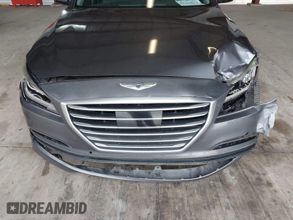 2015 Hyundai Genesis 3.8L with VIN KMHGN4JE8FU071736, listed as a IAAI auction lot 41732022 with 92,361 mi miles. Bid and sale history available at carsss.com. Image 6.