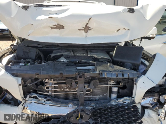 2016 Infiniti QX80 with VIN JN8AZ2NE6G9125444, listed as a Copart auction lot 68995944 with 75,093 mi miles and Salvage Title. Bid and sale history available at carsss.com. Image 11.