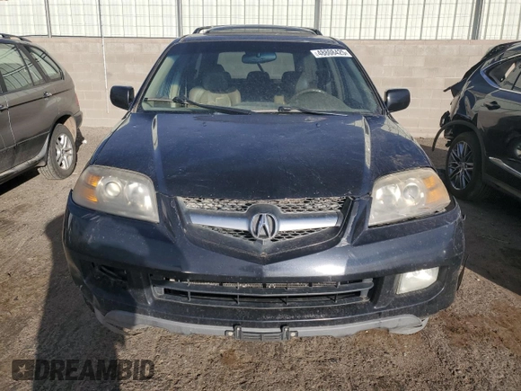2004 Acura MDX Touring Pkg with VIN 2HNYD18654H514301, listed as a Copart auction lot 48808425 with 202,422 mi miles and Salvage Title. Bid and sale history available at carsss.com. Image 5.