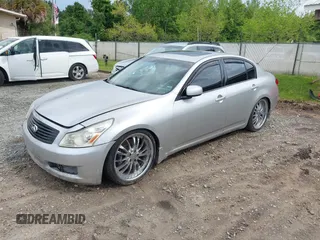 2007 Infiniti G35 Sedan G35x with VIN JNKBV61F47M813245, listed as a IAAI auction lot 42107684 with 1 mi miles. Bid and sale history available at carsss.com. Image 2.