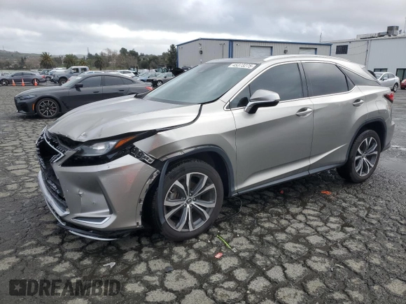 2020 Lexus RX with VIN 2T2HZMAA9LC169513, listed as a Copart auction lot 45373275 with 55,463 mi miles and Salvage Title. Bid and sale history available at carsss.com. Image 1.