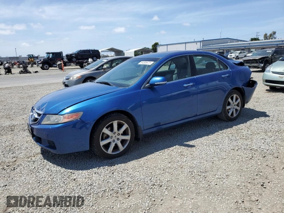 2005 Acura TSX with VIN JH4CL96885C004730, listed as a Copart auction lot 54095975 with 72,990 mi miles and Salvage title. Bid and sale history available at DreamBid. Image 1.