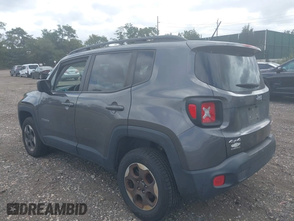 2016 Jeep Renegade Sport with VIN ZACCJBAT9GPE18687, listed as a IAAI auction lot 40388867 with 94,977 mi miles and . Bid and sale history available at DreamBid. Image 3.