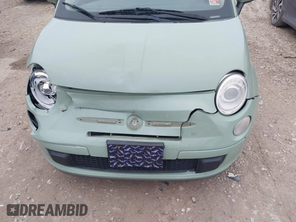 2013 FIAT 500 Pop with VIN 3C3CFFAR4DT749733, listed as a IAAI auction lot 42012326 with 110,712 mi miles. Bid and sale history available at carsss.com. Image 6.