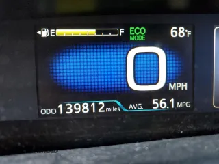 2016 Toyota Prius Four with VIN JTDKARFU9G3511428, listed as a Copart auction lot 49783505 with 139,812 mi miles and Salvage Title. Bid and sale history available at carsss.com. Image 9.