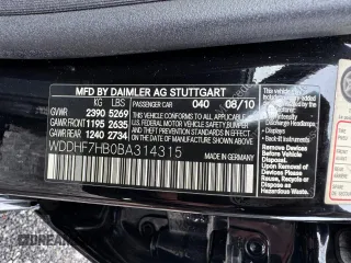 2011 Mercedes-Benz E 63 AMG with VIN WDDHF7HB0BA314315, listed as a Copart auction lot 54764925 with 52,004 mi miles and Clean title. Bid and sale history available at DreamBid. Image 10.