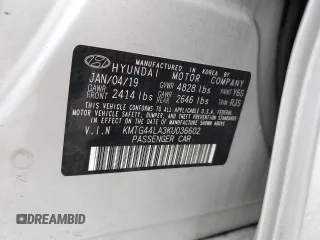 2019 Genesis G70 2.0T Advanced with VIN KMTG44LA3KU036602, listed as a Copart auction lot 53004064 with 69,812 mi miles and Salvage Title. Bid and sale history available at carsss.com. Image 13.