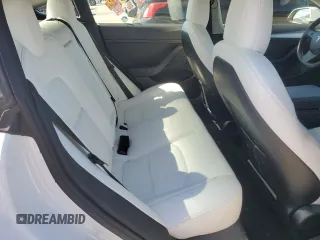 2022 Tesla Model 3 with VIN 5YJ3E1EAXNF203914, listed as a Copart auction lot 46982935 with 70,766 mi miles and Salvage Title. Bid and sale history available at DreamBid. Image 10.