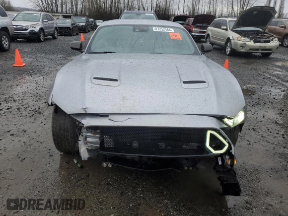 2021 Ford Mustang EcoBoost with VIN 1FA6P8TH3M5138829, listed as a Copart auction lot 87252464 with 59,644 mi miles and Salvage Title. Bid and sale history available at carsss.com. Image 5.