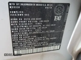2018 Volkswagen Tiguan SEL с VIN 3VV2B7AX2JM149176, выставлен на аукционе Copart как лот 62176525 с пробегом 139 556 миль миль и Списание • Salvage title. История ставок и продаж доступна на DreamBid. Изображение 13.