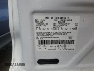 2015 Ford F-150 XLT with VIN 1FTEW1EP6FFA60404, listed as a Copart auction lot 47244575 with 231,426 mi miles and Clean Title. Bid and sale history available at carsss.com. Image 12.