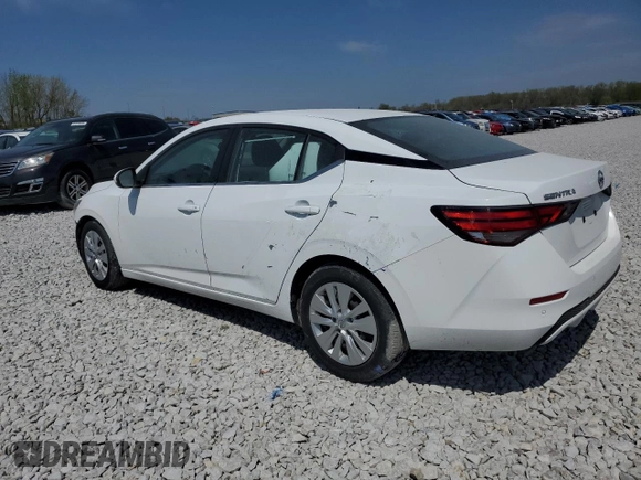 2022 Nissan Sentra S with VIN 3N1AB8BV7NY292932, listed as a Copart auction lot 51415075 with 50,367 mi miles and Salvage Title. Bid and sale history available at carsss.com. Image 2.