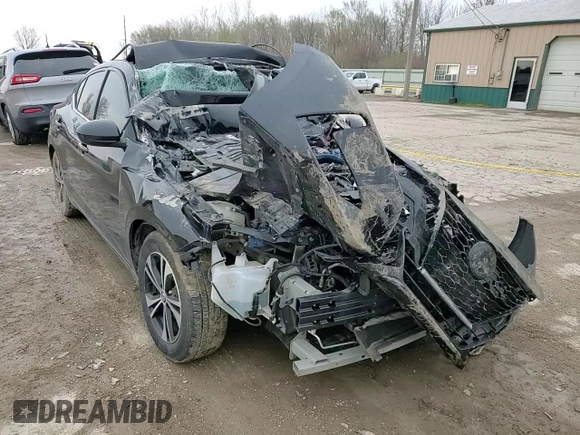 2021 Nissan Sentra SV with VIN 3N1AB8CV1MY320866, listed as a Copart auction lot 51606125 with Not Provided miles and Salvage Title. Bid and sale history available at carsss.com. Image 12.