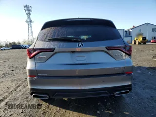 2022 Acura MDX w/A-Spec Package with VIN 5J8YE1H0XNL046182, listed as a Copart auction lot 52185995 with 34,758 mi miles and Salvage title. Bid and sale history available at DreamBid. Image 6.
