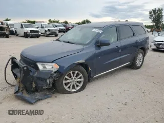 2020 Dodge Durango Pursuit with VIN 1C4SDJFT3LC432010, listed as a Copart auction lot 61165675 with 100,629 mi miles and Salvage title. Bid and sale history available at DreamBid. Image 1.