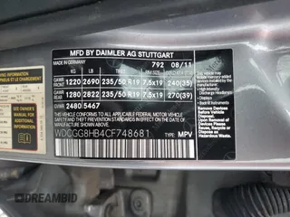2012 Mercedes-Benz GLK 350 z VIN WDCGG8HB4CF748681, wystawiony jako Copart lot #53053245 z przebiegiem 175 003 mil mil oraz Nie do naprawy • Non repairable. Historia ofert i sprzedaży dostępna na DreamBid. Obrazek 13.