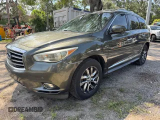 2014 Infiniti QX60 z VIN 5N1AL0MN8EC541946, wystawiony jako Copart lot #65934025 z przebiegiem 138 680 mil mil oraz Czysty tytuł • Clean title. Historia ofert i sprzedaży dostępna na DreamBid. Obrazek 2.