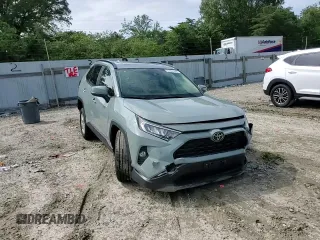 2019 Toyota RAV4 XLE with VIN JTMP1RFV6KD024642, listed as a Copart auction lot 57631075 with 36,051 mi miles and Salvage title. Bid and sale history available at DreamBid. Image 14.
