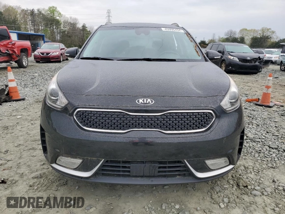 2017 Kia Niro Touring with VIN KNDCE3LC7H5055145, listed as a Copart auction lot 45996494 with 90,695 mi miles and Salvage Title. Bid and sale history available at DreamBid. Image 5.