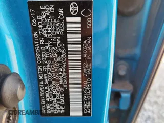 2017 Toyota Prius Plus with VIN JTDKARFP9H3030879, listed as a Copart auction lot 59861375 with 106,048 mi miles and Salvage title. Bid and sale history available at DreamBid. Image 14.