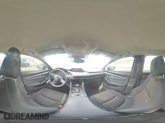2022 Mazda 3 2.0 with VIN 3MZBPAA73NM307380, listed as a Copart auction lot 55522675 with 54,375 mi miles and Salvage title. Bid and sale history available at DreamBid. Image 14.