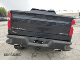 2021 Chevrolet Silverado 1500 Custom Trail Boss with VIN 1GCPYCEF5MZ296592, listed as a Copart auction lot 50968655 with 60,010 mi miles and Salvage Title. Bid and sale history available at DreamBid. Image 6.