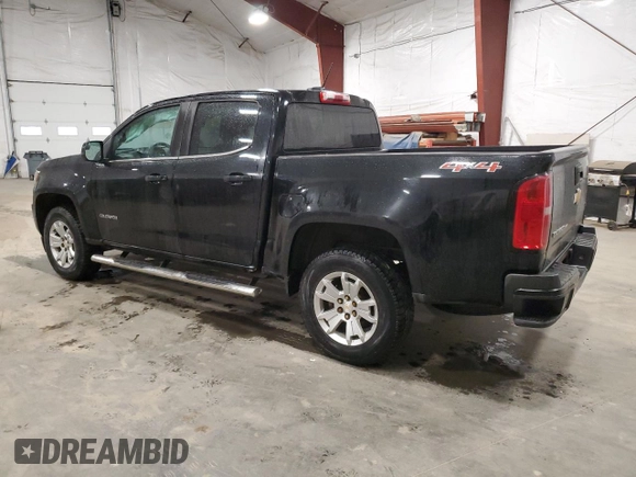 2018 Chevrolet Colorado 4WD LT with VIN 1GCGTCEN9J1316228, listed as a Copart auction lot 55973725 with 54,282 mi miles and Salvage title. Bid and sale history available at DreamBid. Image 2.