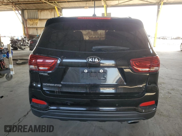 2019 Kia Sorento S with VIN 5XYPG4A57KG608395, listed as a Copart auction lot 46914535 with 90,682 mi miles and Salvage Title. Bid and sale history available at carsss.com. Image 6.