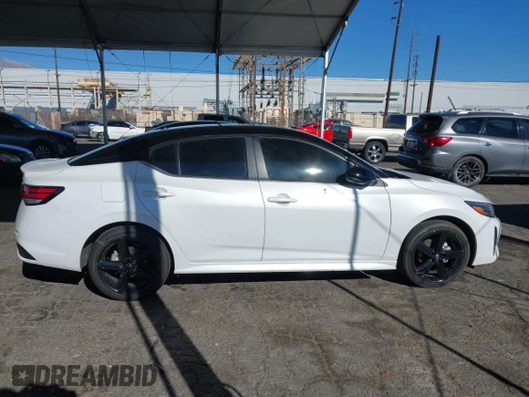 2024 Nissan Sentra SR with VIN 3N1AB8DV9RY256369, listed as a IAAI auction lot 41295493 with 6,839 mi miles. Bid and sale history available at carsss.com. Image 13.