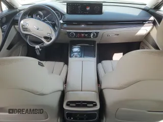 2021 Genesis G80 2.5T with VIN KMTGB4SC8MU078677, listed as a Copart auction lot 71980724 with 49,536 mi miles and Salvage Title. Bid and sale history available at carsss.com. Image 8.