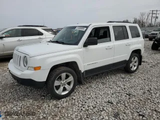2016 Jeep Patriot Latitude with VIN 1C4NJRFBXGD638033, listed as a Copart auction lot 51089095 with 60,183 mi miles and Clean Title. Bid and sale history available at carsss.com. Image 1.