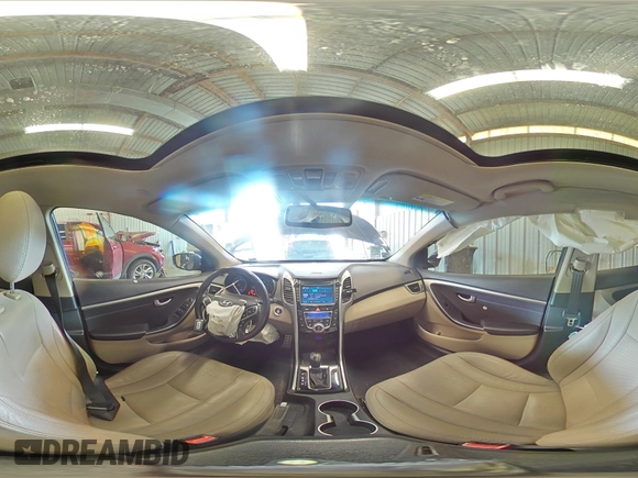 2013 Hyundai Elantra with VIN KMHD35LE0DU047861, listed as a Copart auction lot 59015785 with 55,733 mi miles and Salvage title. Bid and sale history available at DreamBid. Image 14.