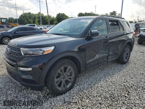 2023 Ford Explorer XLT с VIN 1FMSK8DHXPGA65341, выставлен на аукционе Copart как лот 61634435 с пробегом 32 455 миль миль и Списание • Salvage title. История ставок и продаж доступна на DreamBid. Изображение 1.