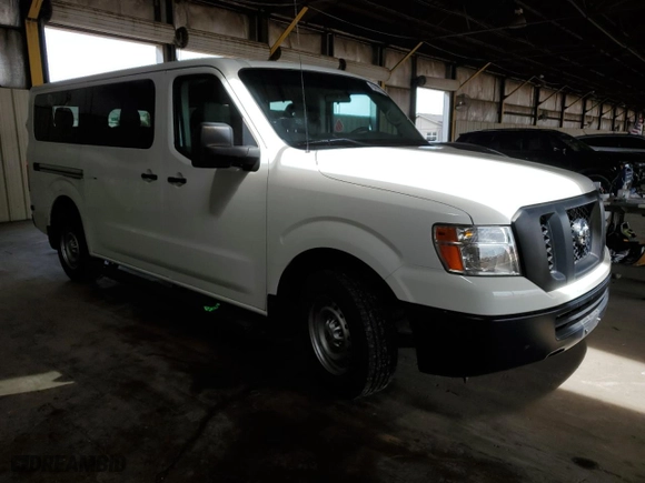 2019 Nissan NV Passenger NV3500 HD SV with VIN 5BZBF0AA3KN853139, listed as a Copart auction lot 45419355 with 28,173 mi miles and Salvage Title. Bid and sale history available at carsss.com. Image 4.